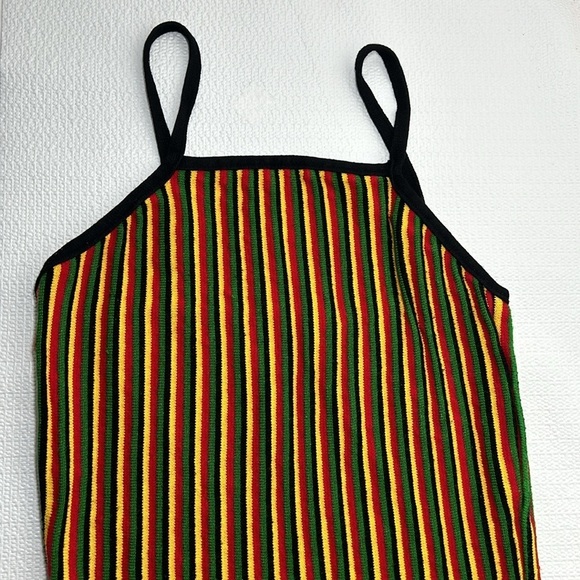 Jamaican Black Red Yellow Green Mini Dress - Picture 6 of 8